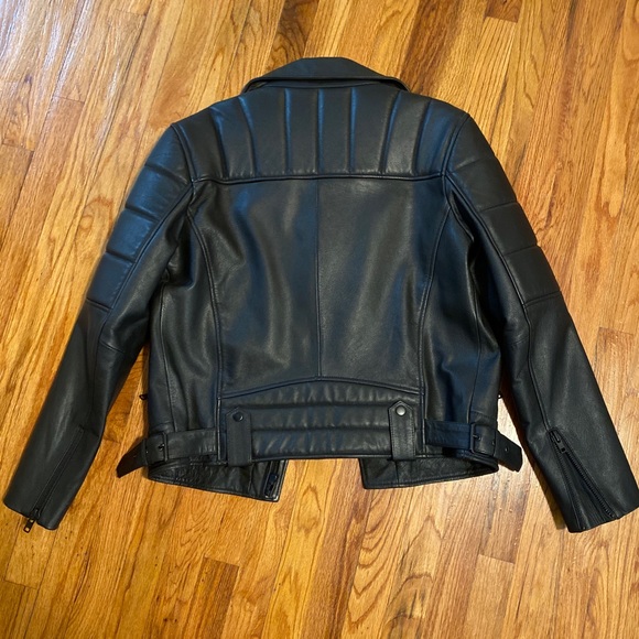 🔥TOP MAN 100%LEATHER BIKER JACKET🔥 - Picture 4 of 6